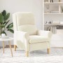 sillón Crema 76 x 94 x 102 cm Terciopelo