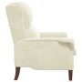sillón Crema 76 x 94 x 102 cm Terciopelo