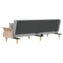 Sofá cama con reposabrazos tela gris claro by vidaXL, Sofas - Ref: Foro24-351887, Price: 310,35 €, Discount: %