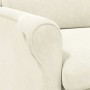 sillón Crema 76 x 94 x 102 cm Terciopelo