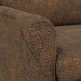 sillón Marrón 76 x 94 x 102 cm Cuero sintético