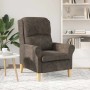 sillón Gris oscuro 76 x 94 x 102 cm Cuero sintético