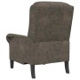 sillón Gris oscuro 76 x 94 x 102 cm Cuero sintético