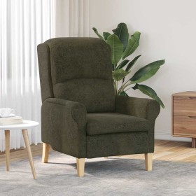sillón Verde ejército 76 x 94 x 102 cm Cuero sintético sillón Verde ejército 76 x 94 x 102 cm Cuero sintético
