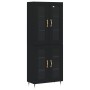 Aparador alto madera contrachapada negro 69,5x34x180 cm von vidaXL, Sideboards - Ref: Foro24-3198258, Preis: 187,39 €, Rabatt: %