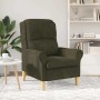 sillón Verde ejército 76 x 94 x 102 cm Cuero sintético