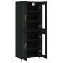 Aparador alto madera contrachapada negro 69,5x34x180 cm von vidaXL, Sideboards - Ref: Foro24-3198258, Preis: 187,39 €, Rabatt: %