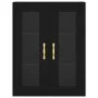 Aparador alto madera contrachapada negro 69,5x34x180 cm de vidaXL, Aparadores - Ref: Foro24-3198258, Precio: 174,14 €, Descue...