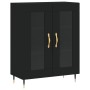 Aparador alto madera contrachapada negro 69,5x34x180 cm von vidaXL, Sideboards - Ref: Foro24-3198258, Preis: 187,39 €, Rabatt: %