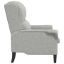 sillón Gris claro 76 x 94 x 102 cm Microfibra