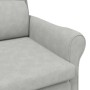 sillón Gris claro 76 x 94 x 102 cm Microfibra
