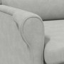 sillón Gris claro 76 x 94 x 102 cm Microfibra