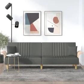 Dark gray fabric sofa bed with armrests by vidaXL, Sofas - Ref: Foro24-351888, Price: 295,14 €, Discount: %