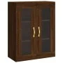 Aparador alto madera contrachapada marrón roble 69,5x34x180 cm by vidaXL, Sideboards - Ref: Foro24-3198264, Price: 155,11 €, ...