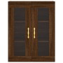 Aparador alto madera contrachapada marrón roble 69,5x34x180 cm by vidaXL, Sideboards - Ref: Foro24-3198264, Price: 157,12 €, ...