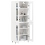 Tall white plywood sideboard 69.5x34x180 cm by vidaXL, Sideboards - Ref: Foro24-3198257, Price: 171,43 €, Discount: %