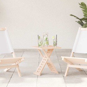 Mesa de Café Marrón 33 x 33 x 40.5 cm Madera maciza de Nogal