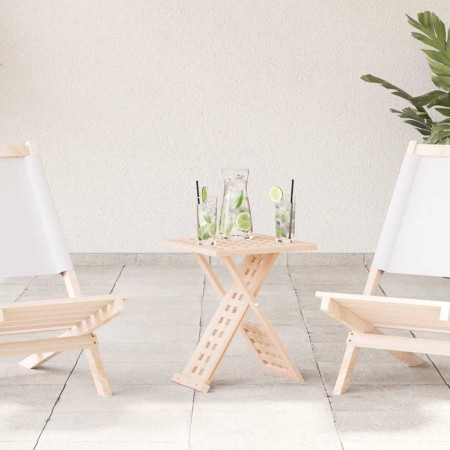 Mesa de Café Marrón 33 x 33 x 40.5 cm Madera maciza de Nogal