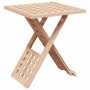Mesa de Café Marrón 33 x 33 x 40.5 cm Madera maciza de Nogal