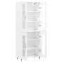 Tall white plywood sideboard 69.5x34x180 cm by vidaXL, Sideboards - Ref: Foro24-3198257, Price: 171,43 €, Discount: %