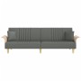 Dark gray fabric sofa bed with armrests by vidaXL, Sofas - Ref: Foro24-351888, Price: 303,54 €, Discount: %