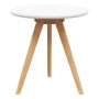 Mesa de Café Marrón 50 x 50 x 46 cm Madera maciza de Nogal