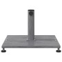 Base de sombrilla para exterior Aspecto de madera gris oscuro
