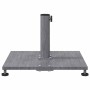 Base de sombrilla para exterior Aspecto de madera gris oscuro