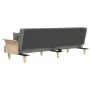 Dunkelgraues Schlafsofa aus Stoff mit Armlehnen von vidaXL, Sofas - Ref: Foro24-351888, Preis: 295,14 €, Rabatt: %