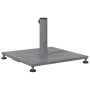 Base de sombrilla para exterior Aspecto de madera gris oscuro