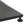 Base de sombrilla para exterior Negro 45 x 45 x 31 cm Acero