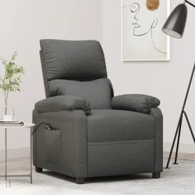 Power-Liegestuhl aus dunkelgrauem Stoff von vidaXL, Sessel - Ref: Foro24-3073824, Preis: 238,37 €, Rabatt: %