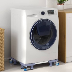 Base para lavadora Manual Gris 66 x 66 x 12 cm Metal