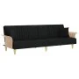 Sofa bed with black fabric armrests by vidaXL, Sofas - Ref: Foro24-351889, Price: 326,62 €, Discount: %