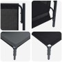 Muebles de Exterior con cojín con almohada Antracita Acero