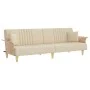 Sofa bed with armrests in cream fabric by vidaXL, Sofas - Ref: Foro24-351890, Price: 276,44 €, Discount: %