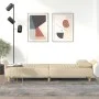 Sofa bed with armrests in cream fabric by vidaXL, Sofas - Ref: Foro24-351890, Price: 276,44 €, Discount: %