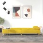 Sofá cama con reposabrazos tela amarillo claro by vidaXL, Sofas - Ref: Foro24-351891, Price: 258,94 €, Discount: %