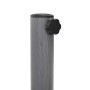 Base de sombrilla para exterior Aspecto de madera gris oscuro