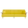 Sofá cama con reposabrazos tela amarillo claro von vidaXL, Sofas - Ref: Foro24-351891, Preis: 255,06 €, Rabatt: %