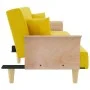 Sofá cama con reposabrazos tela amarillo claro von vidaXL, Sofas - Ref: Foro24-351891, Preis: 255,06 €, Rabatt: %
