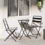 Conjunto bistro 3 pcs Antracita Acero