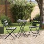 Conjunto bistro 3 pcs Antracita Acero