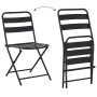 Conjunto bistro 3 pcs Antracita Acero