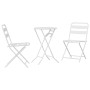 Conjunto bistro 3 pcs Blanco Acero