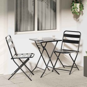 Conjunto bistro 3 pcs Antracita Acero