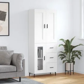 Aparador alto madera contrachapada blanco 69,5x34x180 cm by vidaXL, Sideboards - Ref: Foro24-3199953, Price: 171,42 €, Discou...