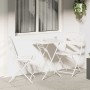 Conjunto bistro 3 pcs Blanco Acero