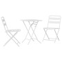 Conjunto bistro 3 pcs Blanco Acero