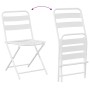 Conjunto bistro 3 pcs Blanco Acero